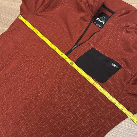 prAna Breathe Men’s Pullover 1/4 Zip Sweater Medium - Picture 7 of 9